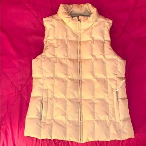 Beige puffy Vest